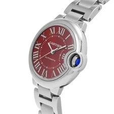 Cartier Ballon Bleu de 33Mm WSBB0052 Red #111026 2
