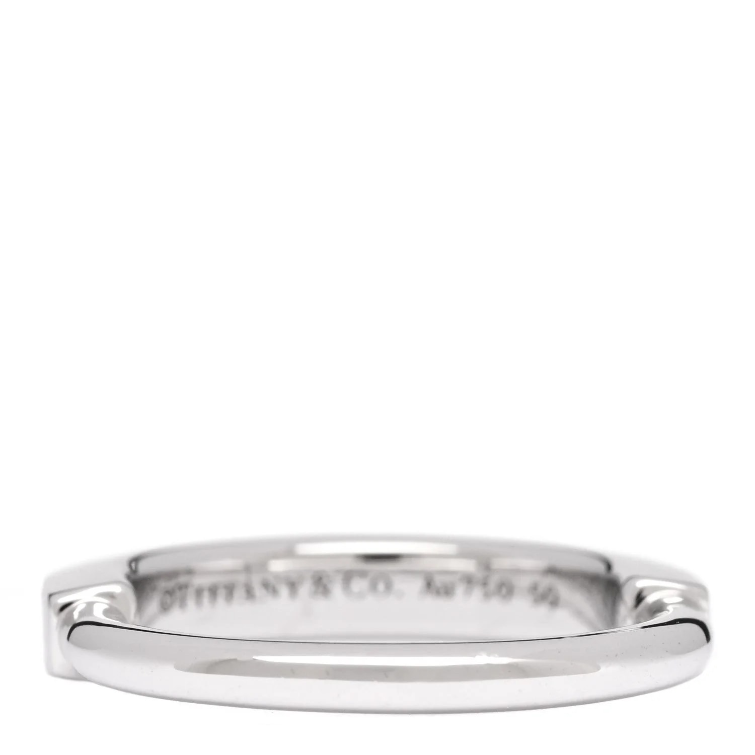Tiffany & Co. — 18K White Gold Lock 50 5.5 — Jewelry — resale