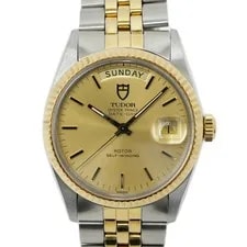 Tudor — Tudor Oyster Prince Date Day 94613 Champagne Dial SS YG GP Combo S Wat — Watch — resale