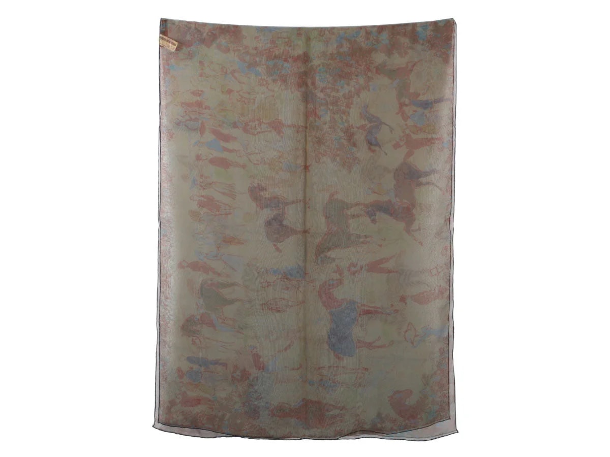 Hermès — Hermès Polo Mousseline Scarf — Accessory — resale