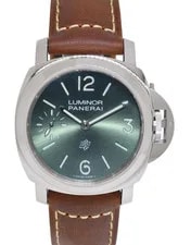 Panerai — NEW Panerai Luminor Logo PAM 1624 Steel 3 Days Green 44mm B/P '25 PAM01624 — Watch — resale