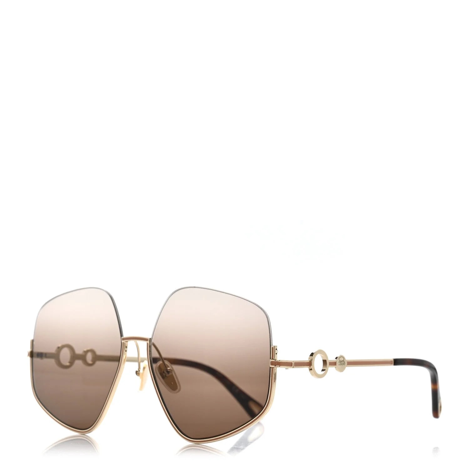 Chloé — Metal Sunglasses CH0068S Tortoise — Accessory — resale
