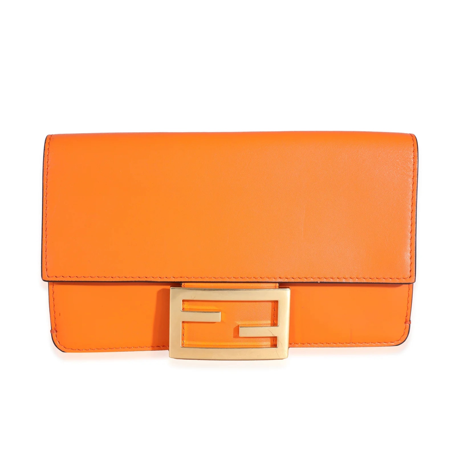 Fendi Mini Flat Baguette With Strap You 3