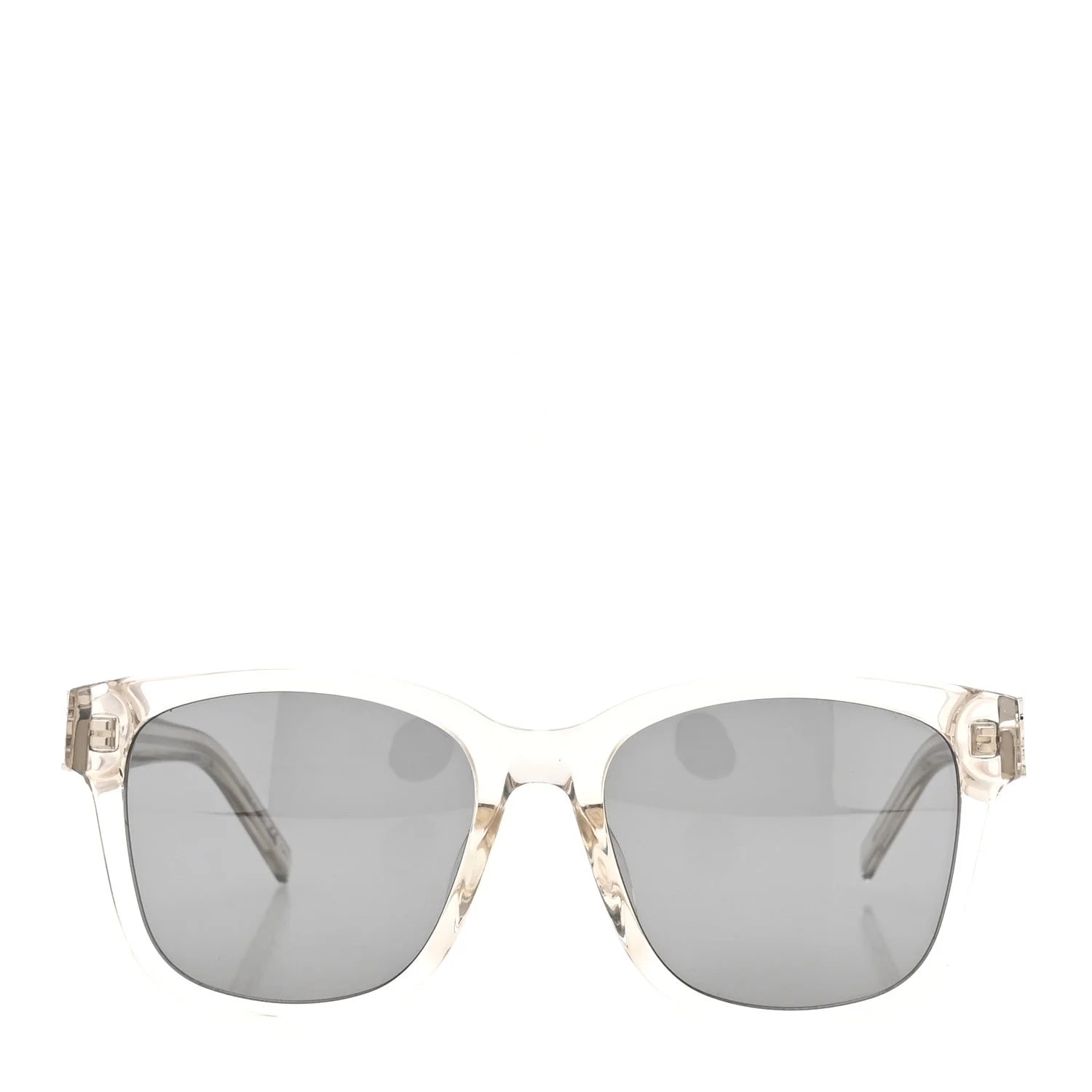 Acetate Square Sunglasses SL M68 Transparent 2