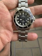 Tudor Prince Oyster Date Submariner 39.5mm Stainless Steel Black Dial 79090 2