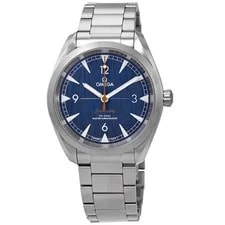 Omega Seamaster Railmaster Automatic Chronometer Blue Dial 4