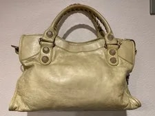 Balenciaga the Giant City 2way MintGreen Auth Japan 2