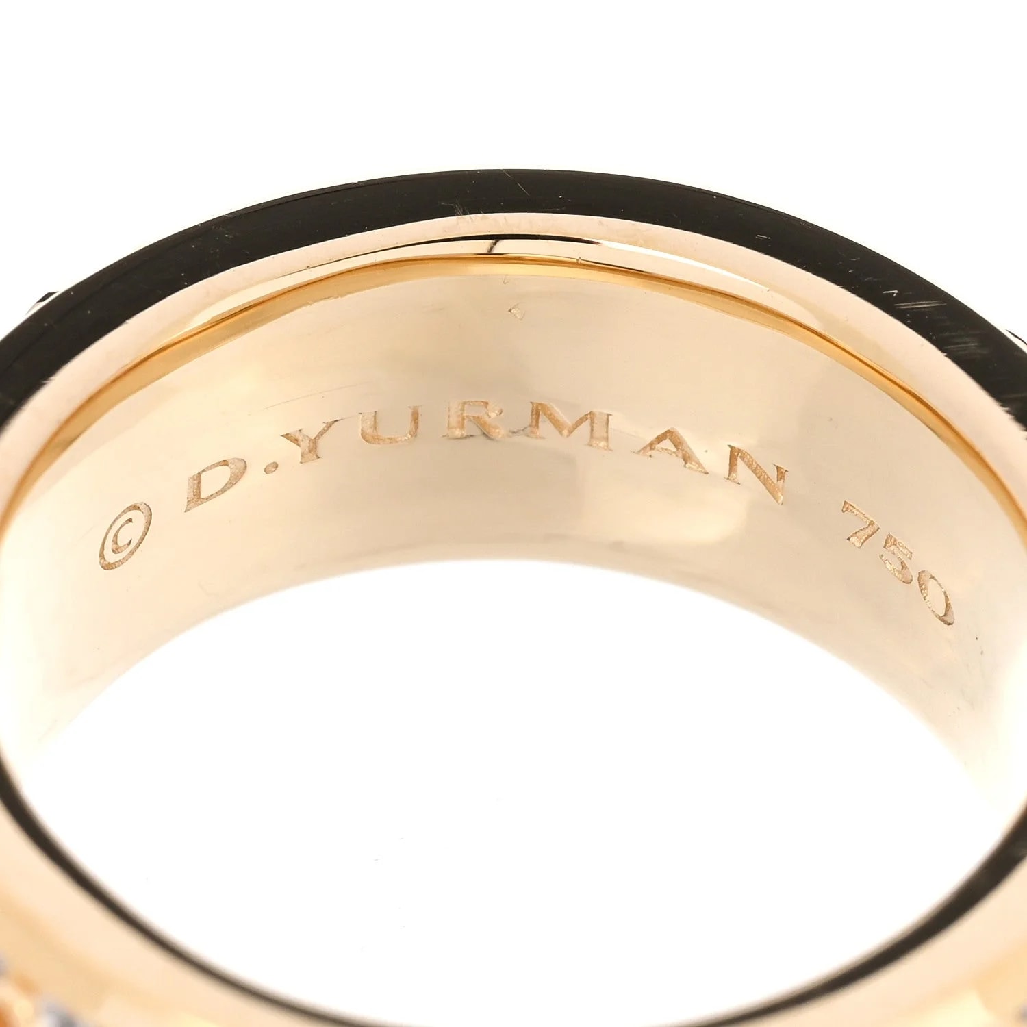18K Yellow Gold 8mm Armory Band 57 8 4