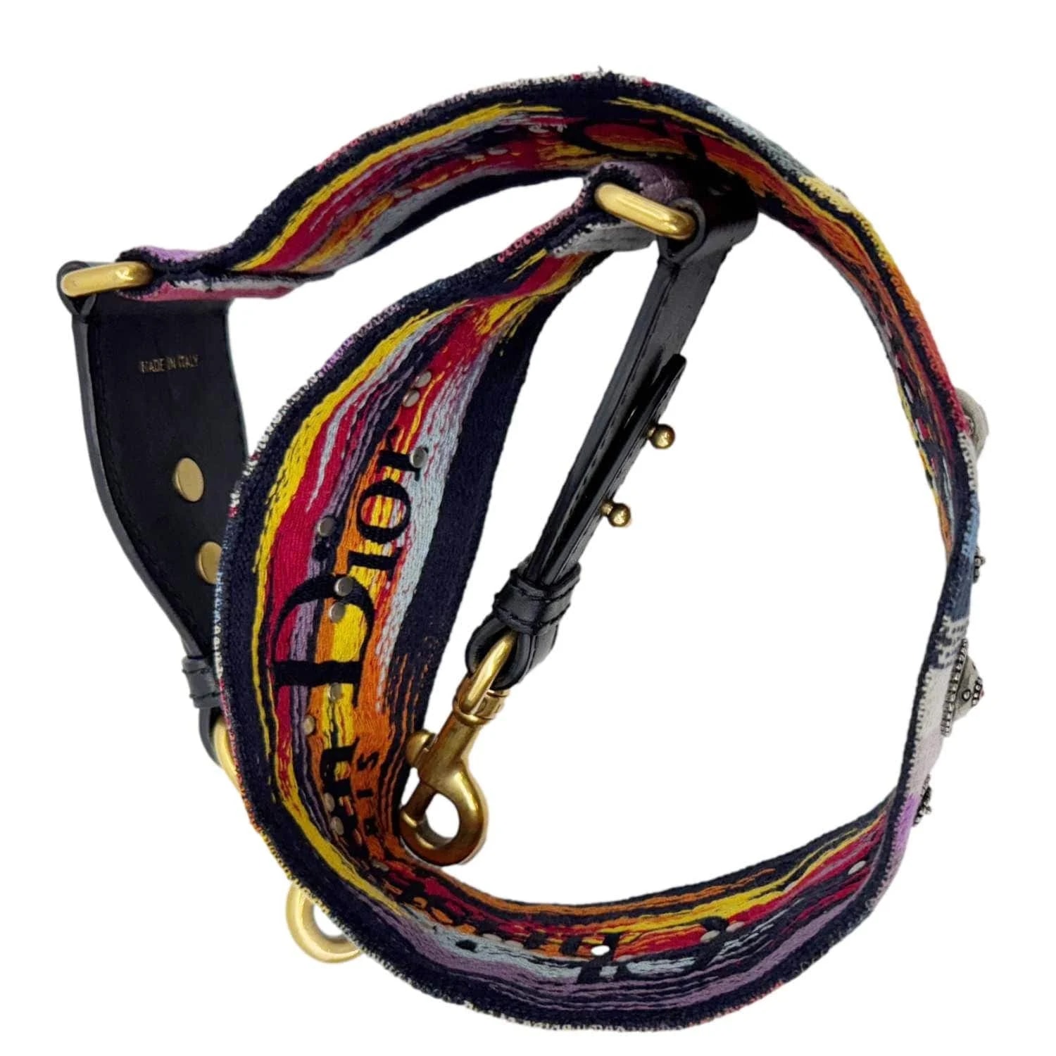 Christian Dior Studded Embroidered Shoulder Strap 4