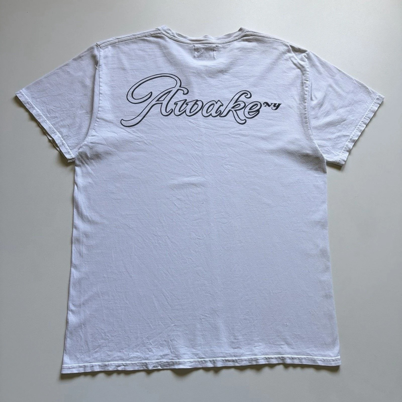 Awake NY Shirt Size Large Cotton Logo Graphic 2