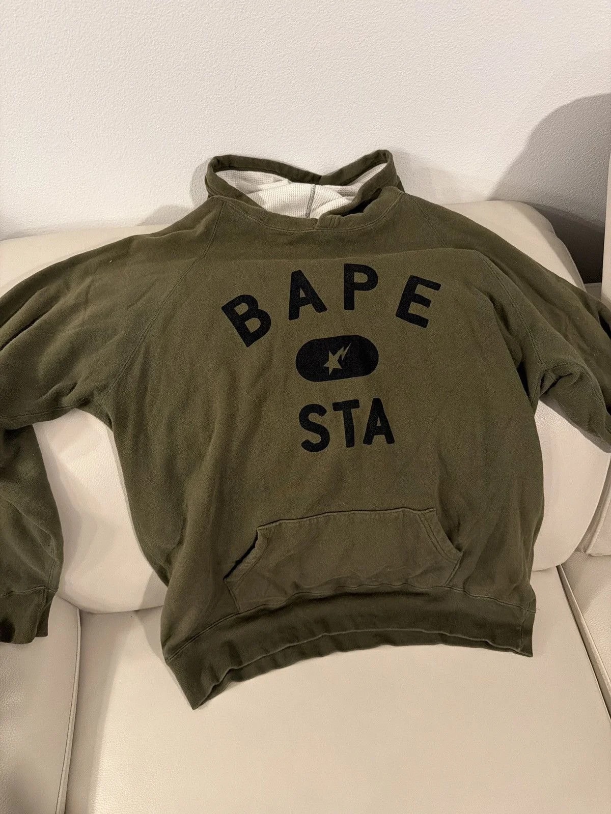 Bapesta Thermal Lined Hoodie — streetwear — resale