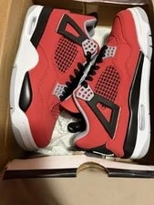 Jordan Air 4 ’s Mid Top Lace-Up Basketball New W/ Box 2