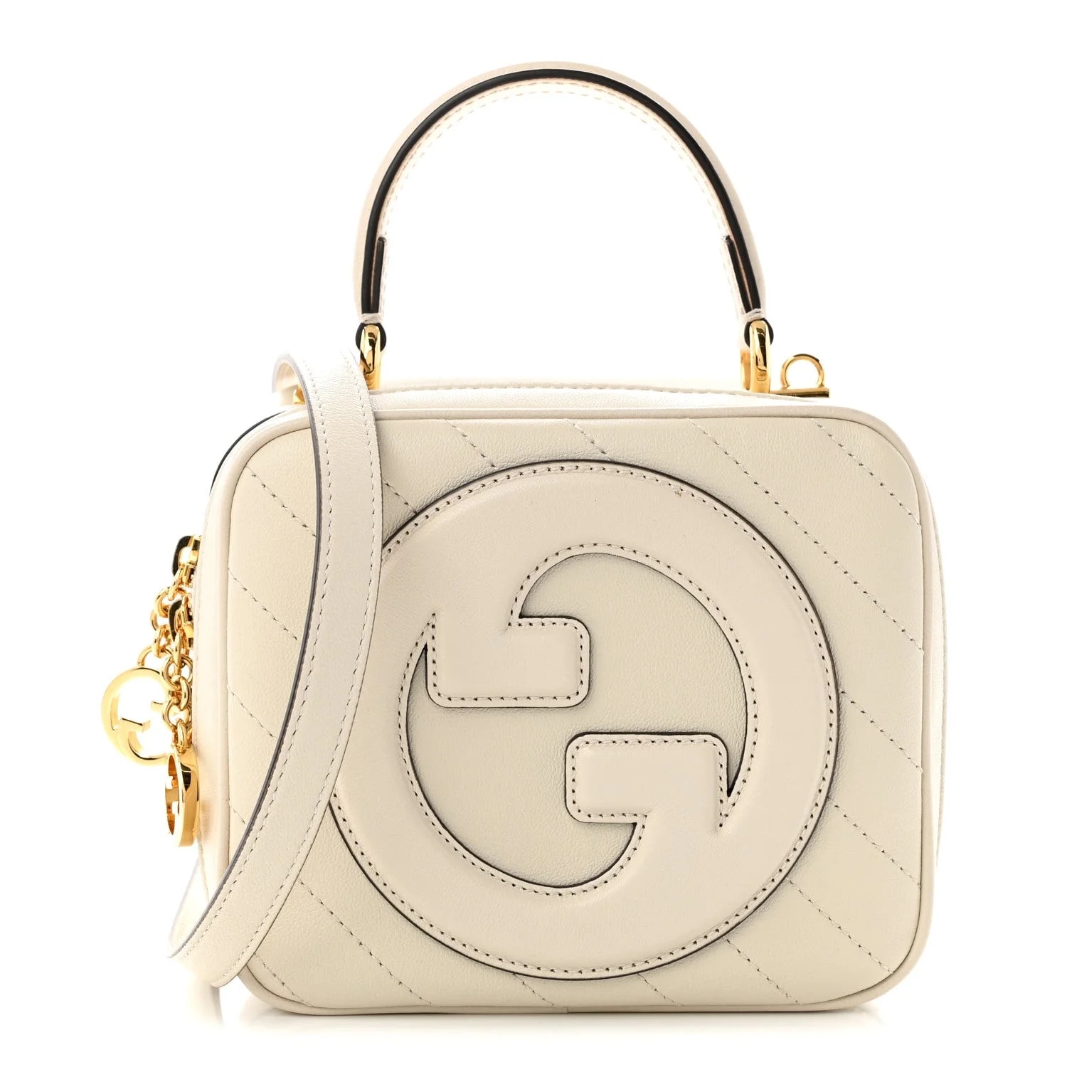Gucci — Sakai Be Diagonal Stitched Blondie Top Handle Mystic — Handbag — resale