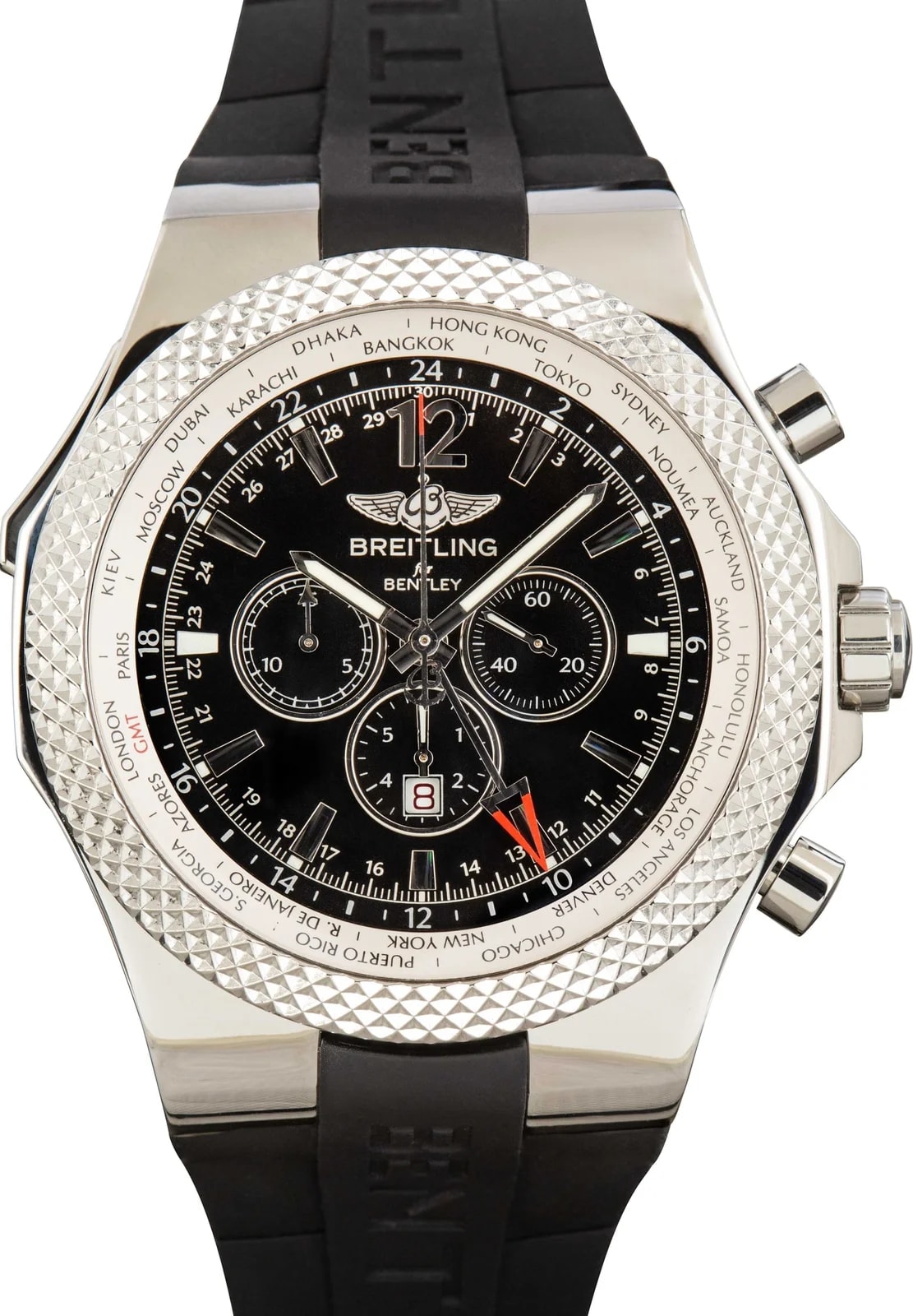 Breitling — Breitling Bentley GMT Stainless Steel — Watch — resale