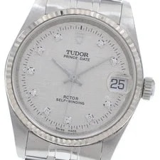 Tudor — Tudor Prince Date 72034 WG Bezel 10P Diamond Silver Dial Automatic Boy's_956976 — Watch — resale