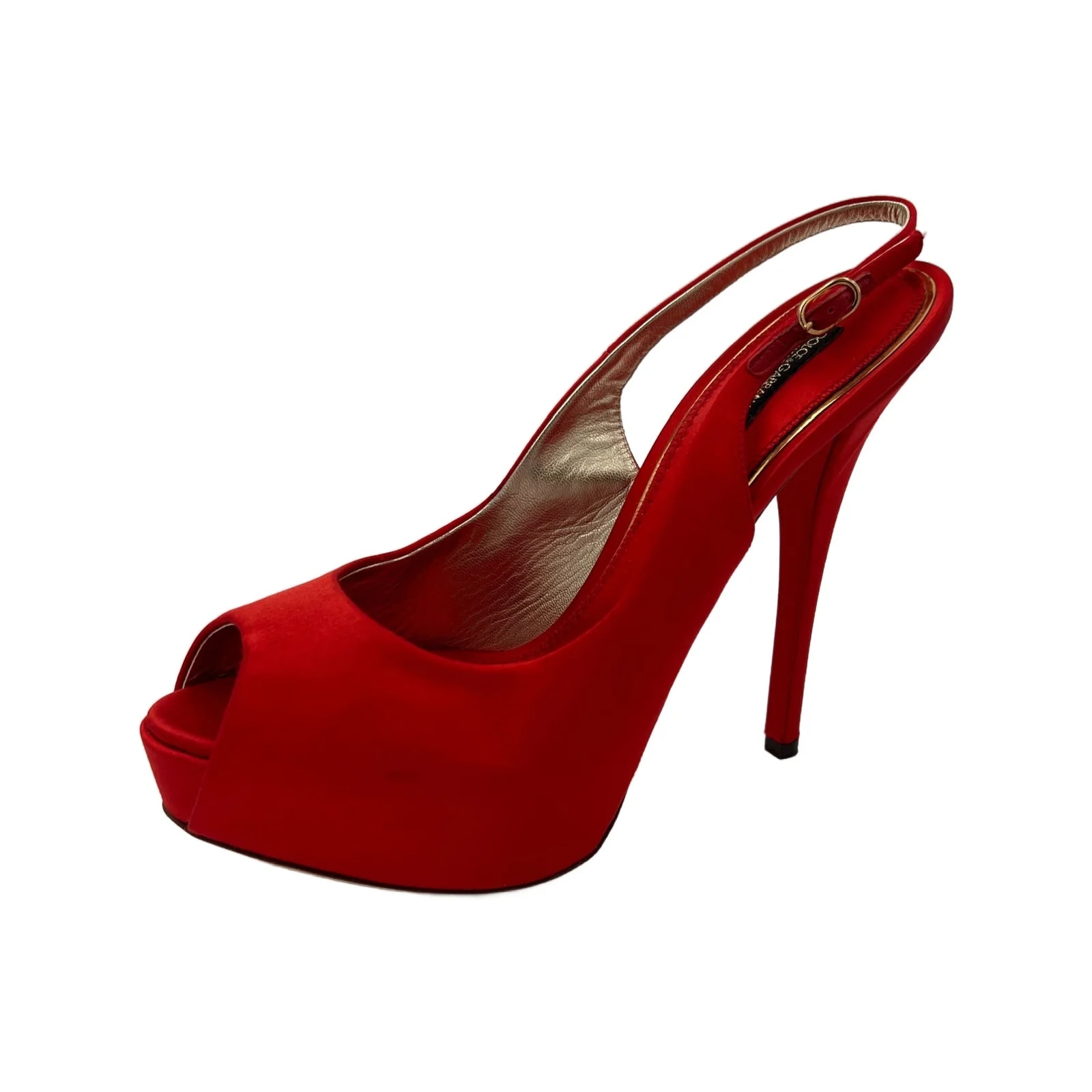 Dolce & Gabbana Peep-Toe Slingback Platform 4