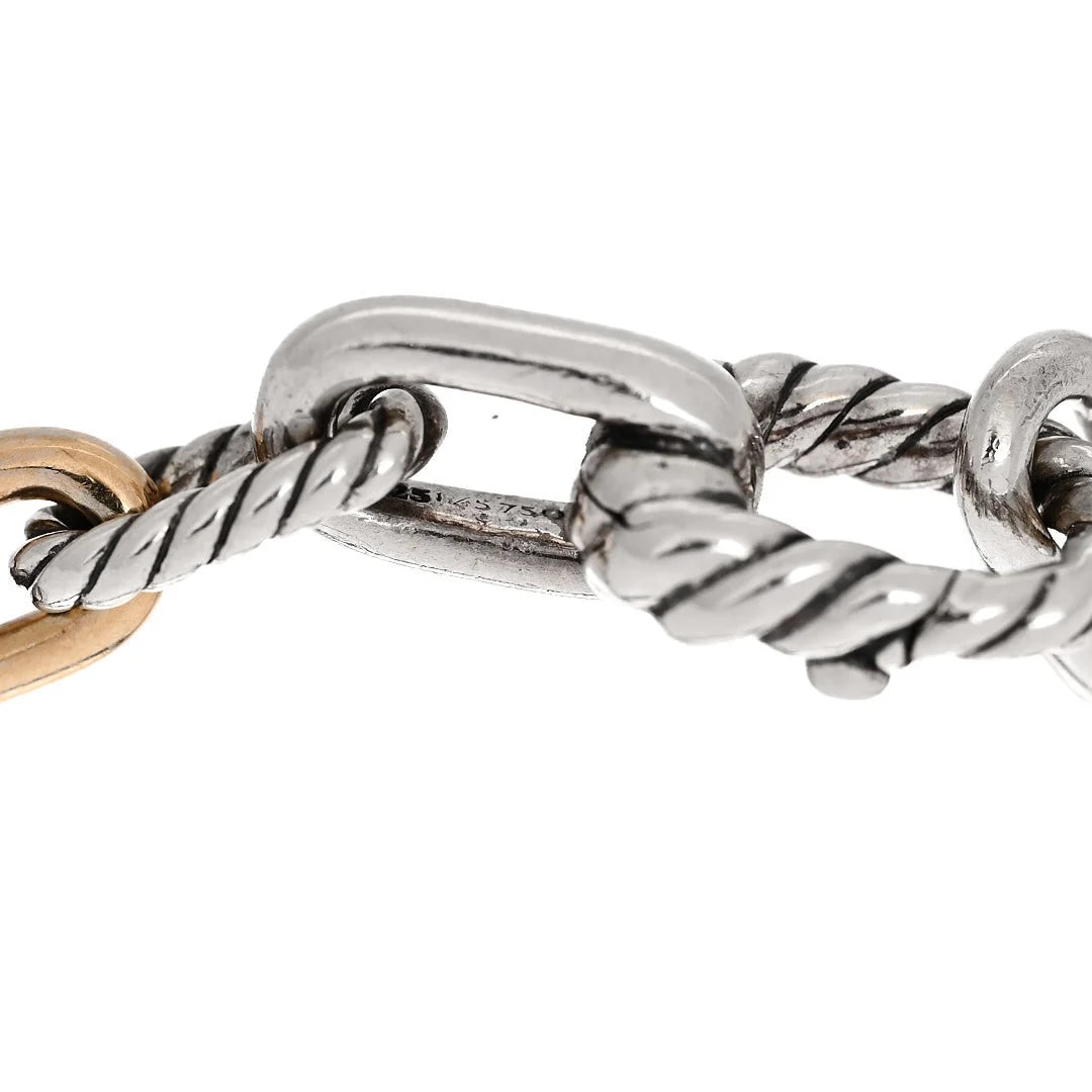 18K Yellow Gold 5.5mm DY Madison Link Chain 3