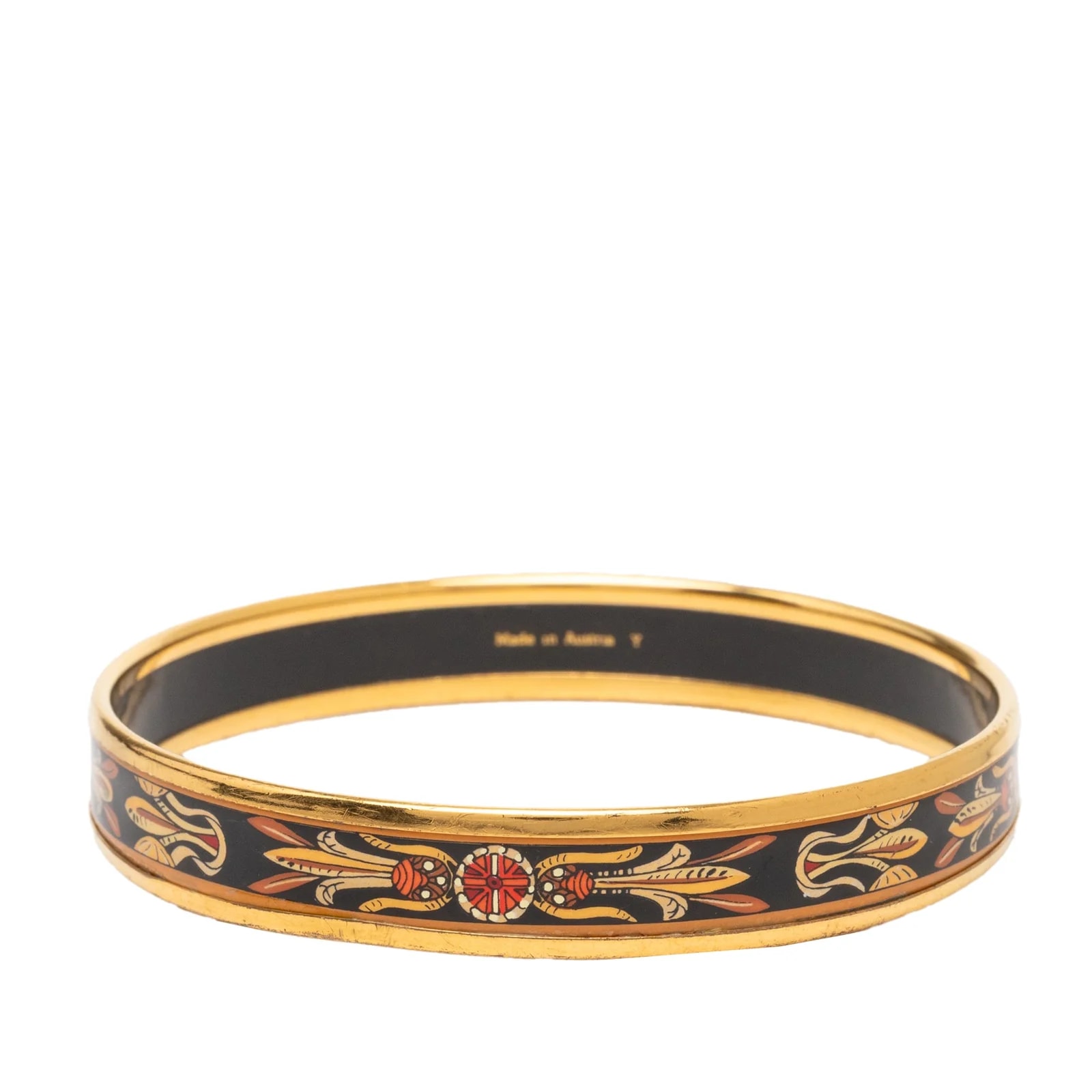 Narrow Dream Catcher Enamel Bangle 70 3