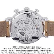 IWC Portofino Chronograph 39 39mm Stainless Steel/Leather White Dial IW391502 3