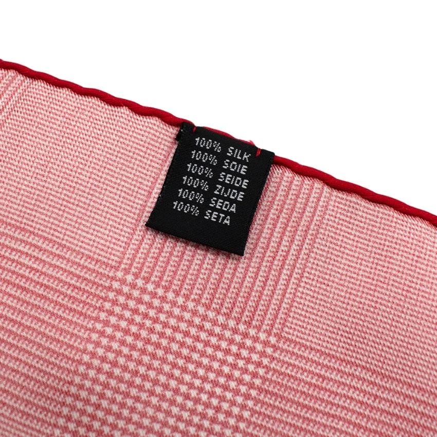 E.Marinella Checkered Pocket Square 3