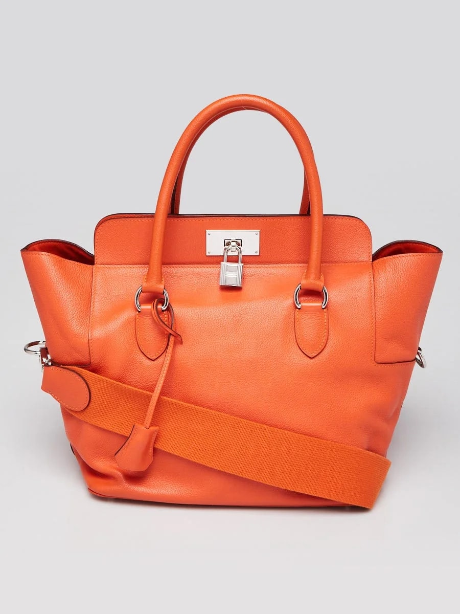 Hermès — Hermes 26cm Evercolor Palladium Plated Toolbox — Handbag — resale