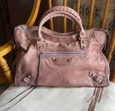 Balenciaga — Balenciaga F/W 2003 City Moto in - Soft / HW — Handbag — resale
