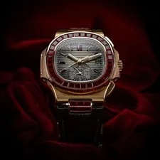 Patek Philippe Nautilus Rose Gold Brown Dial Ruby 5980/12R Complete Set 3