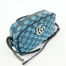Gucci GG Marmont Crossbody Dark 447632 Auth F/S 4
