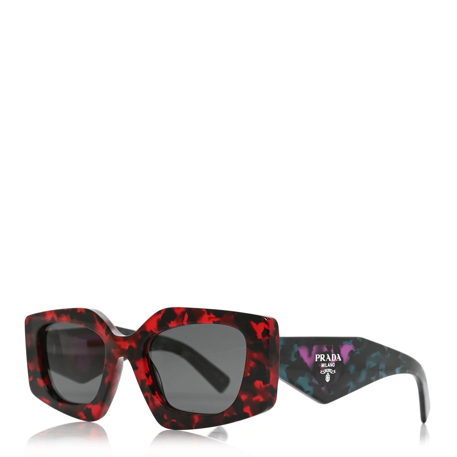 Prada — Acetate Symbole Sunglasses SPR 15Y Tortoise — Accessory — resale