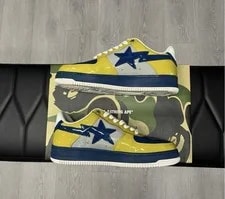 Size 8 - A Bathing Ape Bapesta #2 With Original Box 3