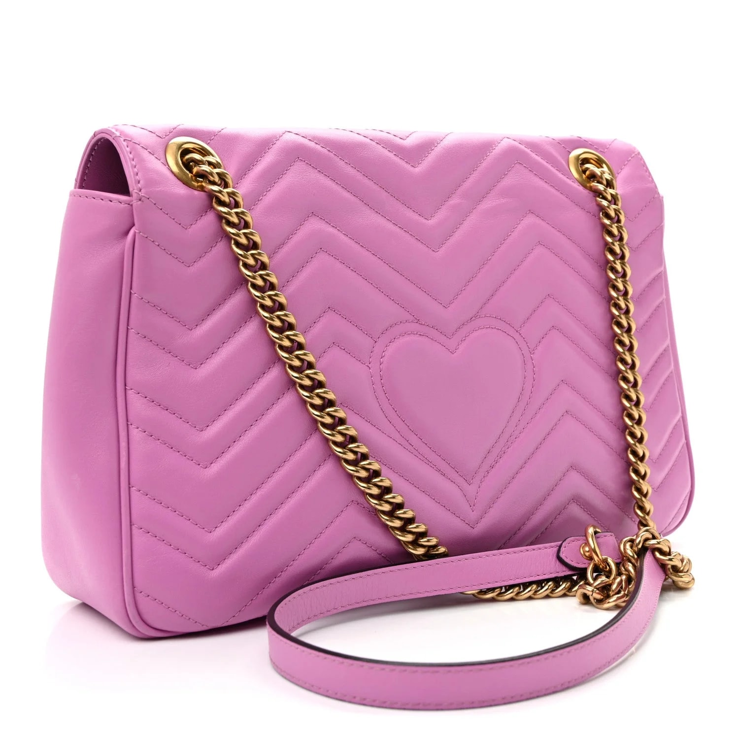 Matelasse Medium GG Marmont Candy Mousse 3