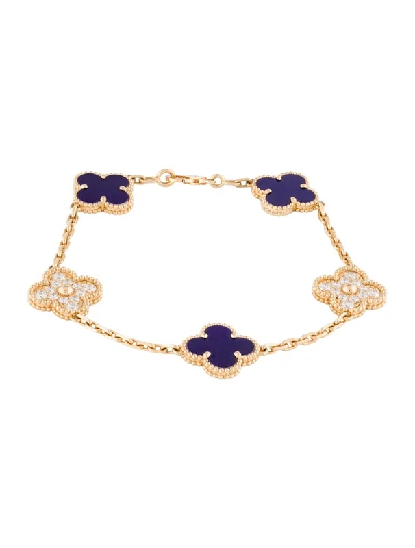 Van Cleef & Arpels — Porcelain Alhambra , 5 Motif — Jewelry — resale