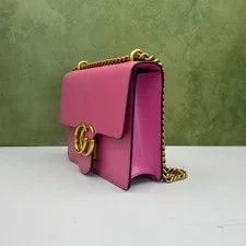 Gucci GG Marmont Medium Chain ‑ Smooth 2