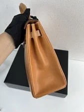 Auth Hermes Kelly 32 HW Top Handle Rank AB 4
