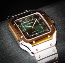 2024 Cartier Santos de - WSSA0062 - Green Dial 3