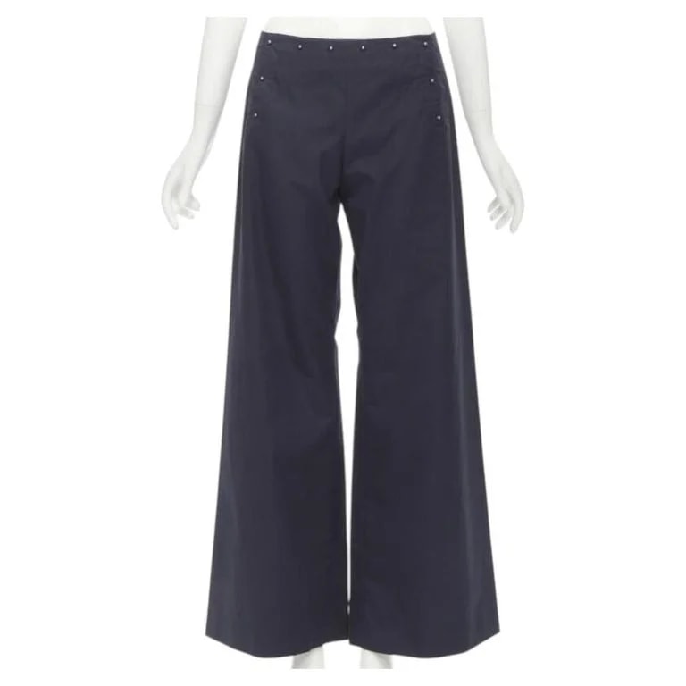 Jean Paul Gaultier — Jean Paul Gaultier Button Wide Leg Nautical Pants IT42 M — Clothing — resale