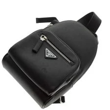 Prada — Prada Body Bum Crossbody Belt Triangle Plate — Handbag — resale