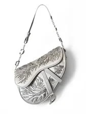 Dior — Dior Saddle Limited Edition Small Beaded Peacock Feather — Handbag — resale