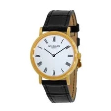 Patek Philippe — Patek Philippe 18K Yellow Gold 35mm Calatrava 5120J Automatic Box Warranty Minty — Watch — resale