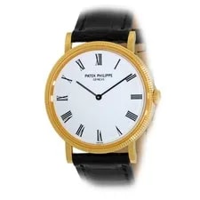 Patek Philippe 18K Yellow Gold 35mm Calatrava 5120J Automatic Box Warranty Minty 2