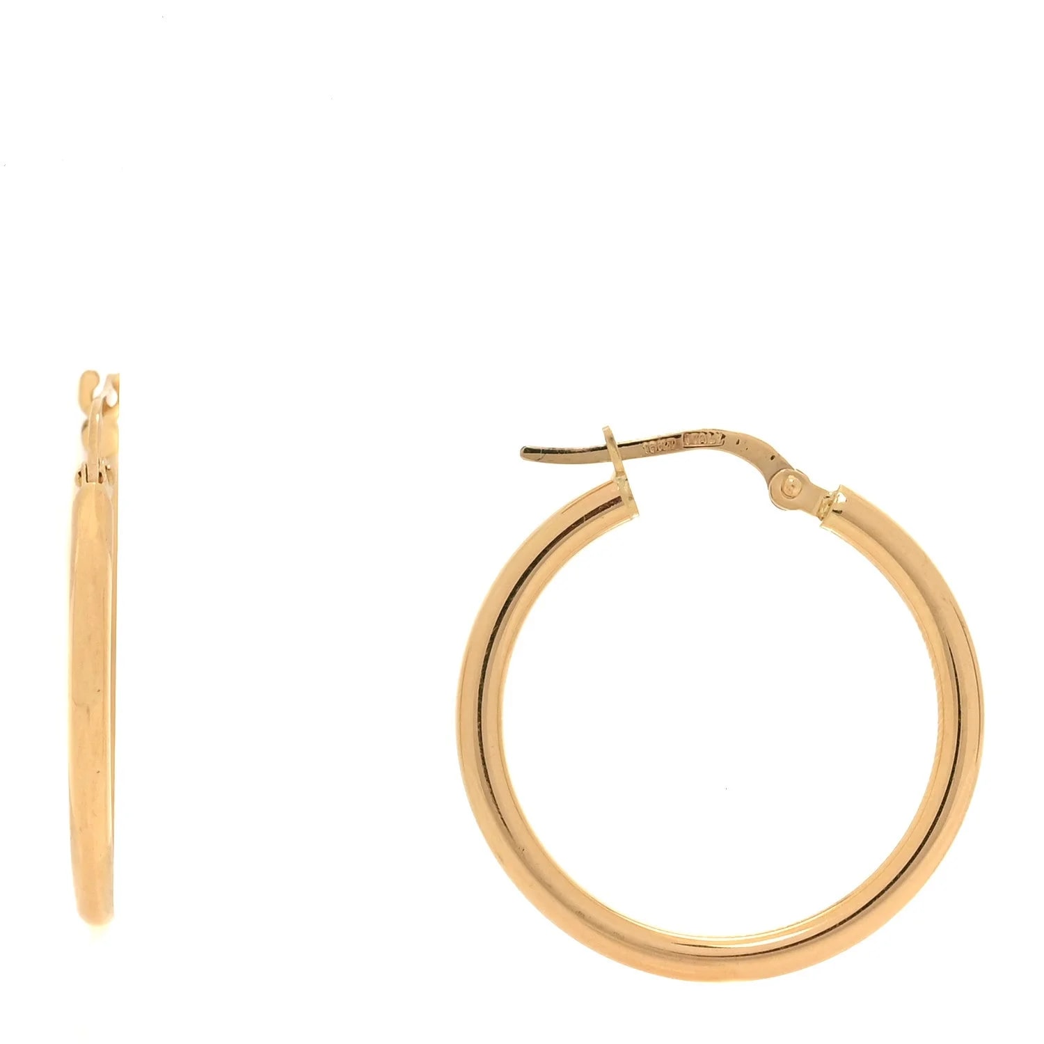 Roberto Coin — 18K Yellow Gold 25mm Hoop — Jewelry — resale