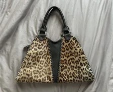 Fendi Pony Hair Leopard Trapezio Large Hobo 2