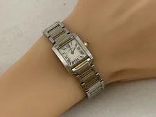 Cartier Tank Francaise SM W51007Q4 2384 Quartz Excellent A6966 2