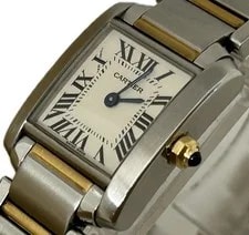 Cartier Tank Francaise SM W51007Q4 2384 Quartz Excellent A6966 4