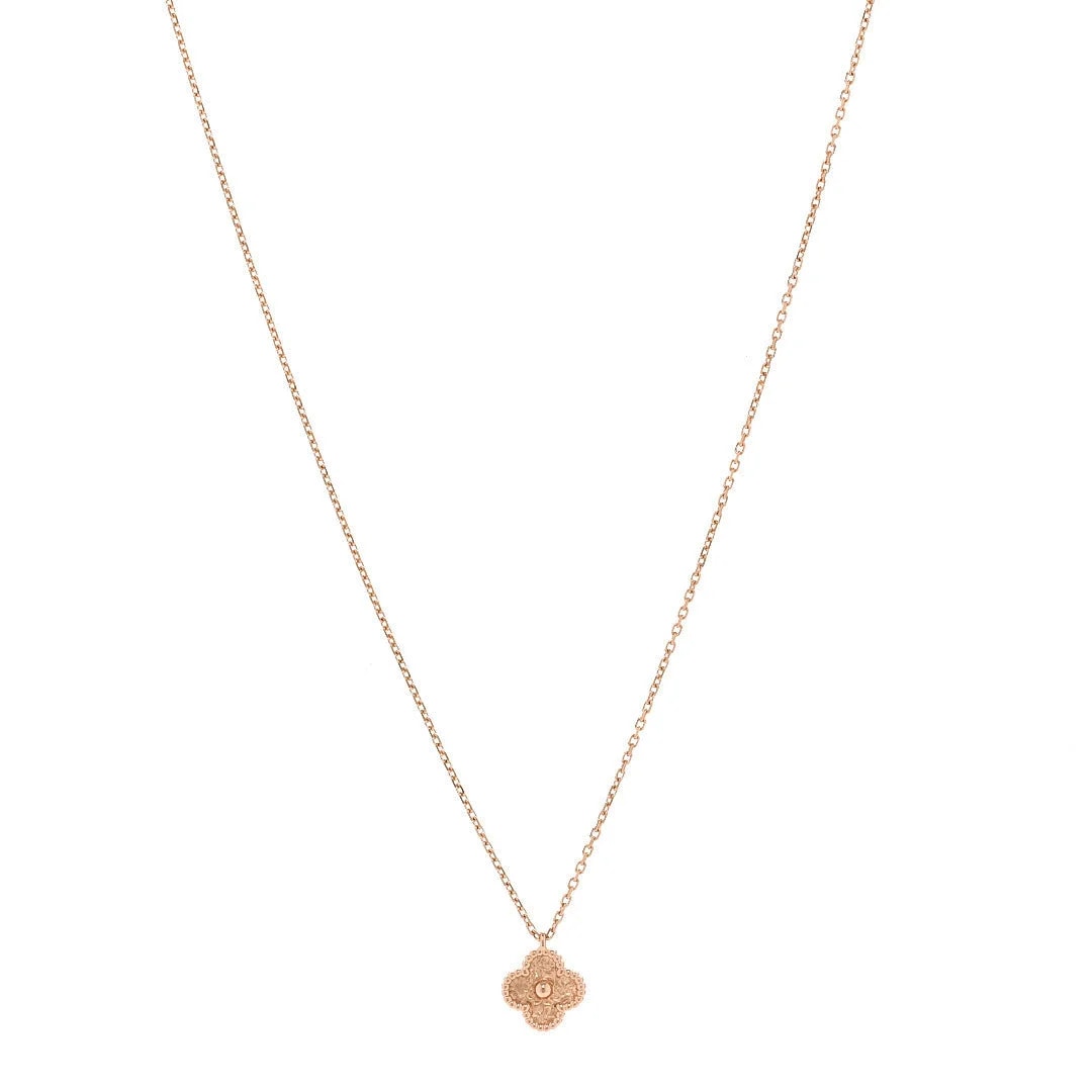 Van Cleef & Arpels — VAN Cleef &Amp; Arpels 18K Rose Gold Sweet Alhambra — Jewelry — resale