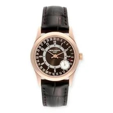 Patek Philippe — Patek Philippe Calatrava Brown Dial 18K Rose Gold- 6000R-001 — Watch — resale