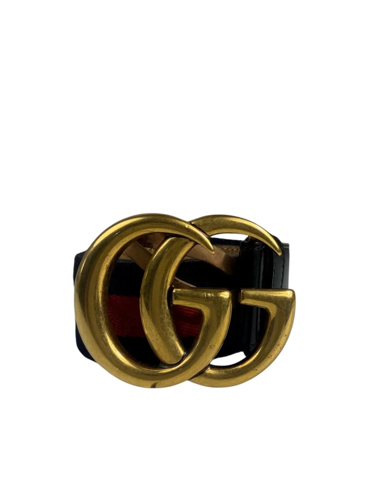 Gucci — Gucci Trim Web Stripe Elastic Belt — Accessory — resale