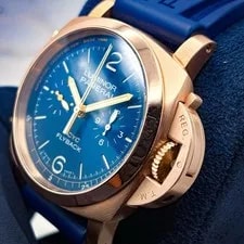 Panerai Luminor Pcyc Yachts Challenge Chronograph Rose Gold Blue PAM1020 4