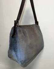 Fendi Baguette Mama Fall 1999 Karl Lagerfeld Exotic Squirrel Fur 4