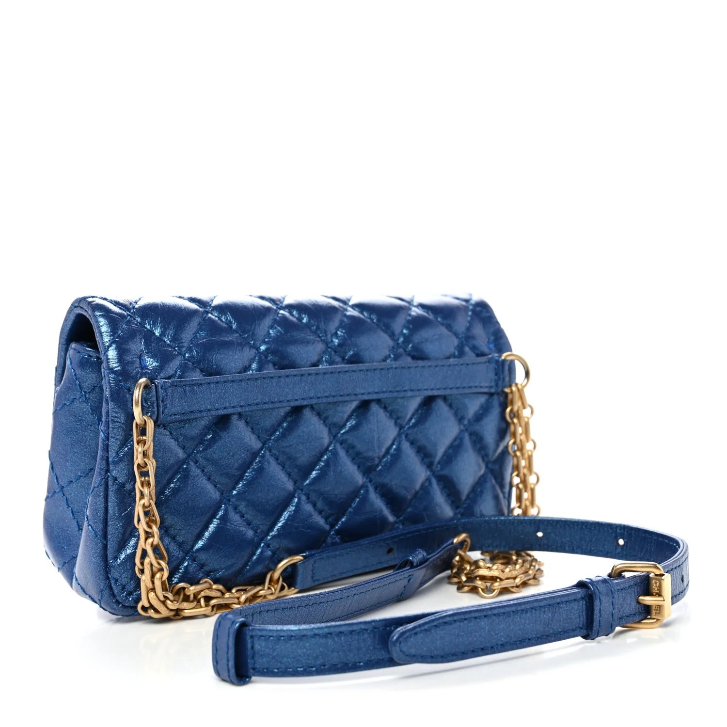 Metallic Aged 2.55 Reissue Flap Belt 3
